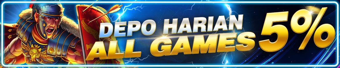 Deposit harian semua game dengan bonus 5% tanpa syarat di ALOY303