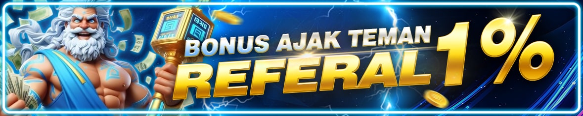Bonus ajak teman 1% tanpa batas referral di ALOY303